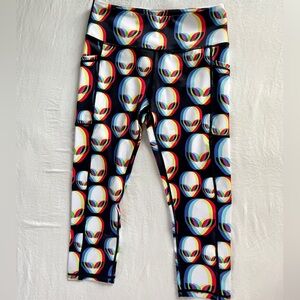 CVG Constantly Varied Gear Out of this World Alien Legging Capris